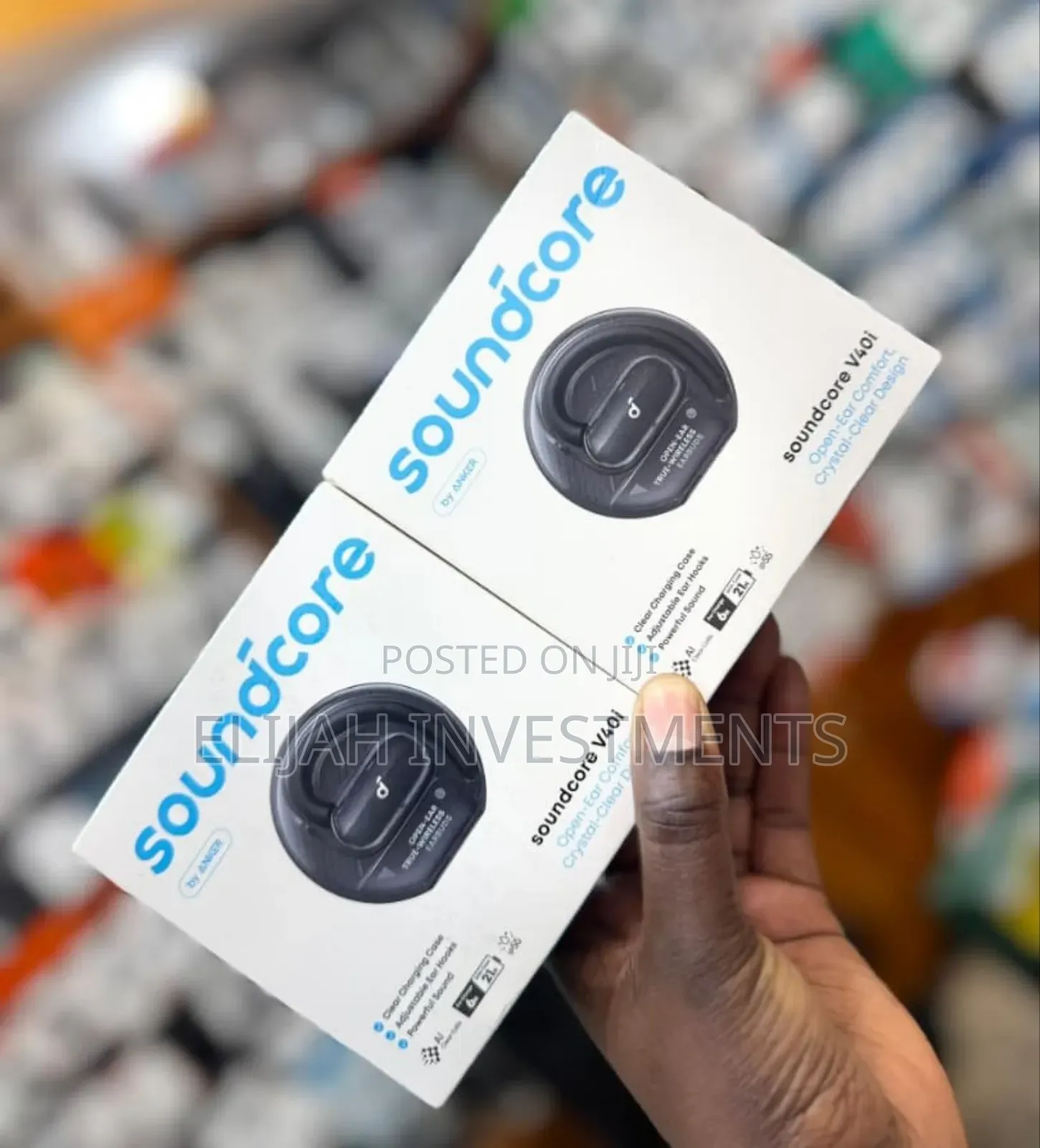 Soundcore V20i Open-Ear Comfort Crystal-Clear Design