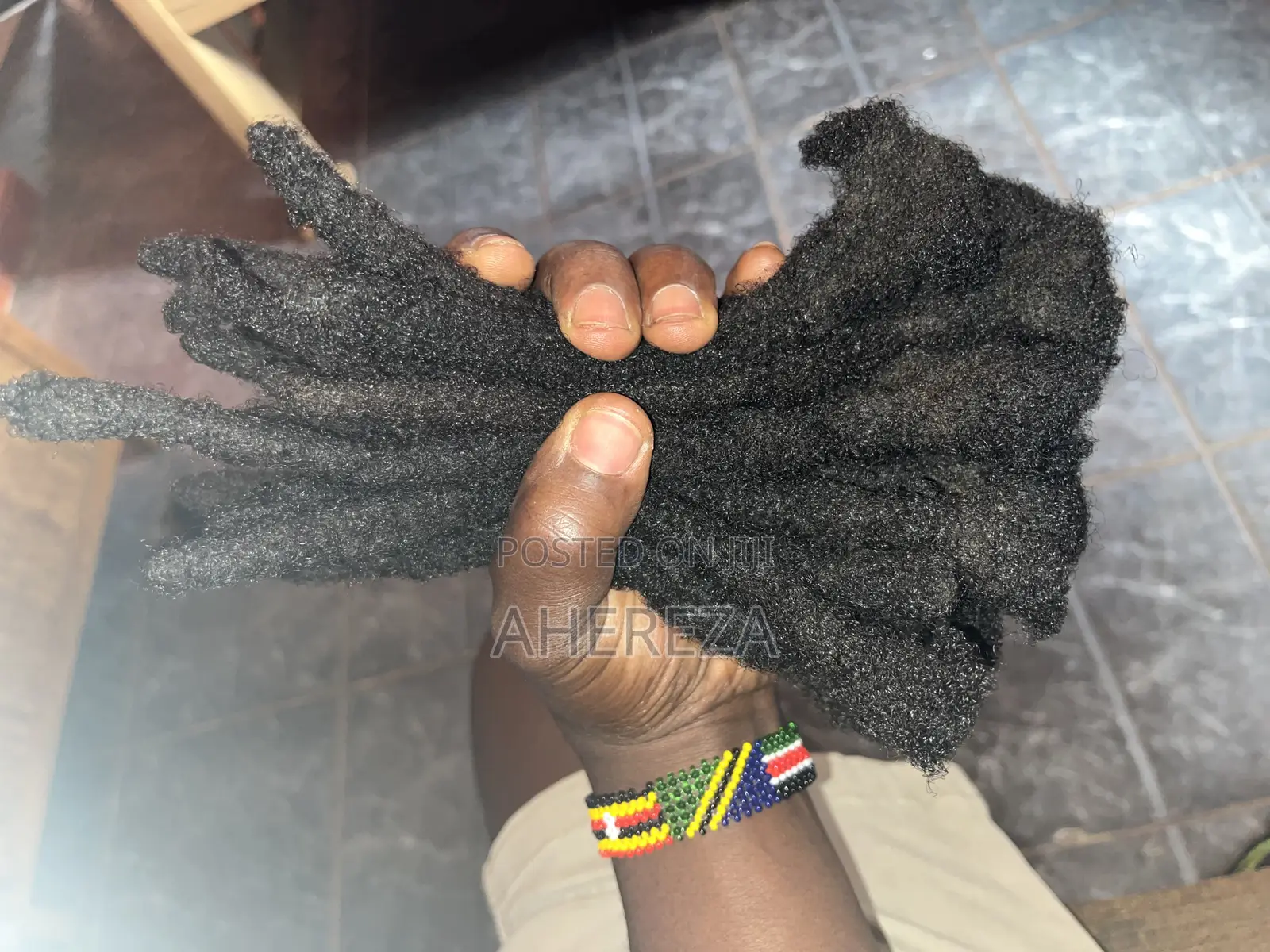 24 Medium Sized Natural Dreadlocks