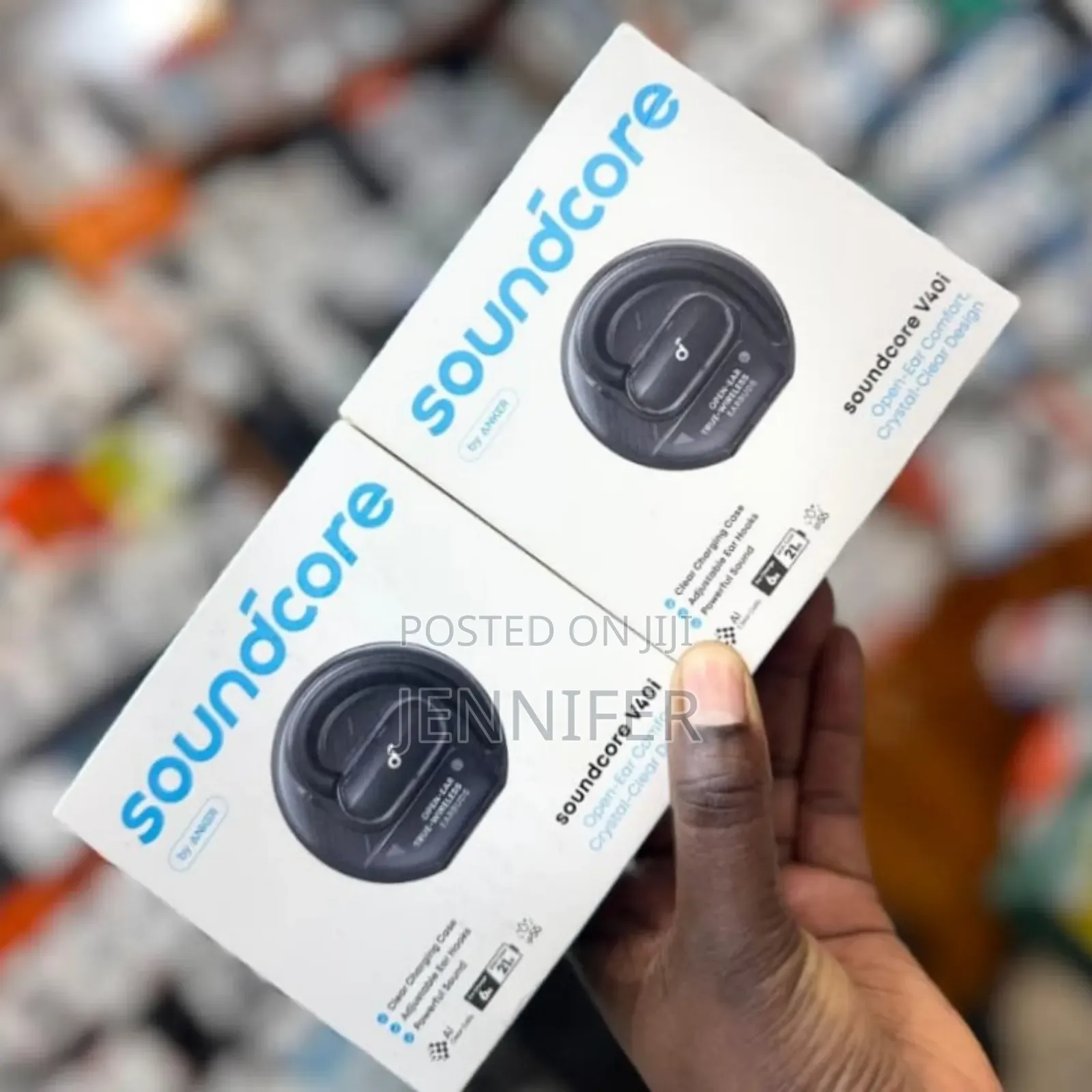 Soundcore V20i Open-Ear Comfort Crystal-Clear Design