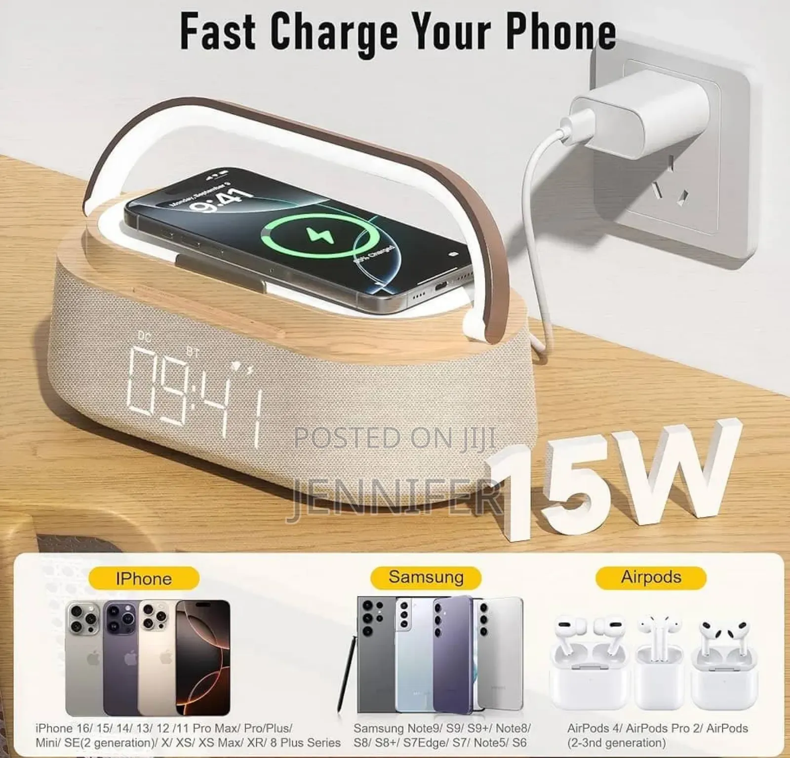 6in1 Multifunction Alarm Clock