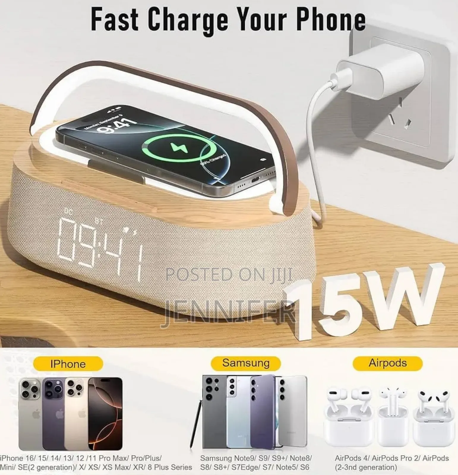 6in1 Multifunction Alarm Clock