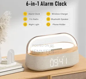 6in1 Multifunction Alarm Clock