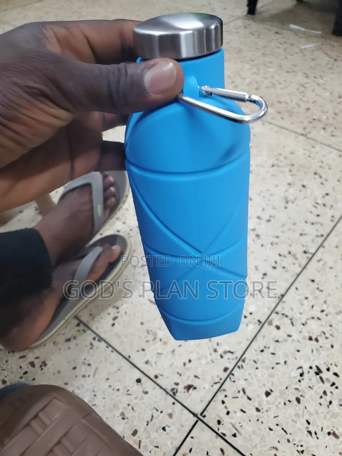 Rubber Folding Water Bottles 700mls