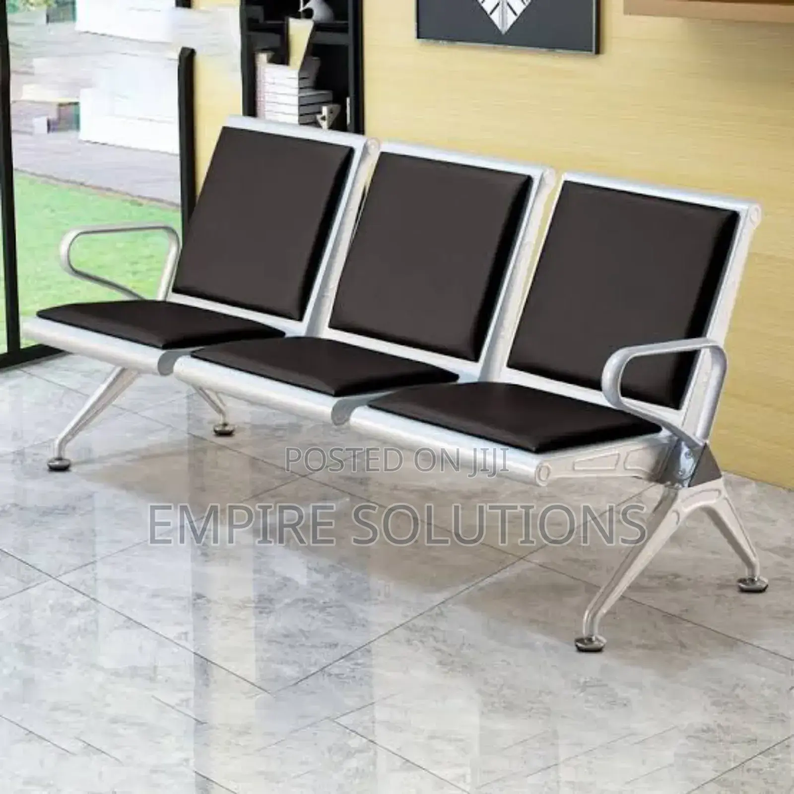Genuine Heavy Duty Waiting Chair With Cushion