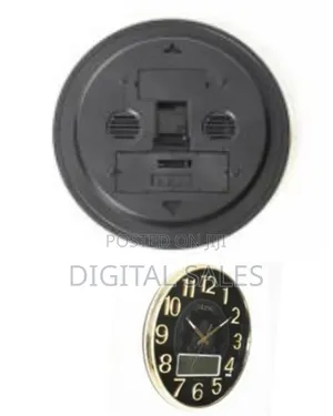 Diling Luxury Modern Wall Clock Round Shape 3d Digital Clock Dial