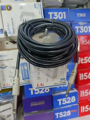 5m Professional Jack 6.5mm to Jack 6.5mm Stereo Audio Cable