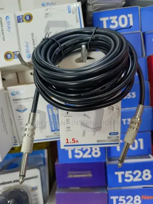 5m Professional Jack 6.5mm to Jack 6.5mm Stereo Audio Cable