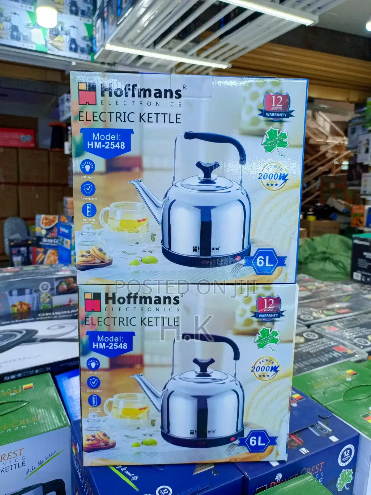 Hoffmans 6l Electric Stainless Steel Kettle, Model Hm-2548.