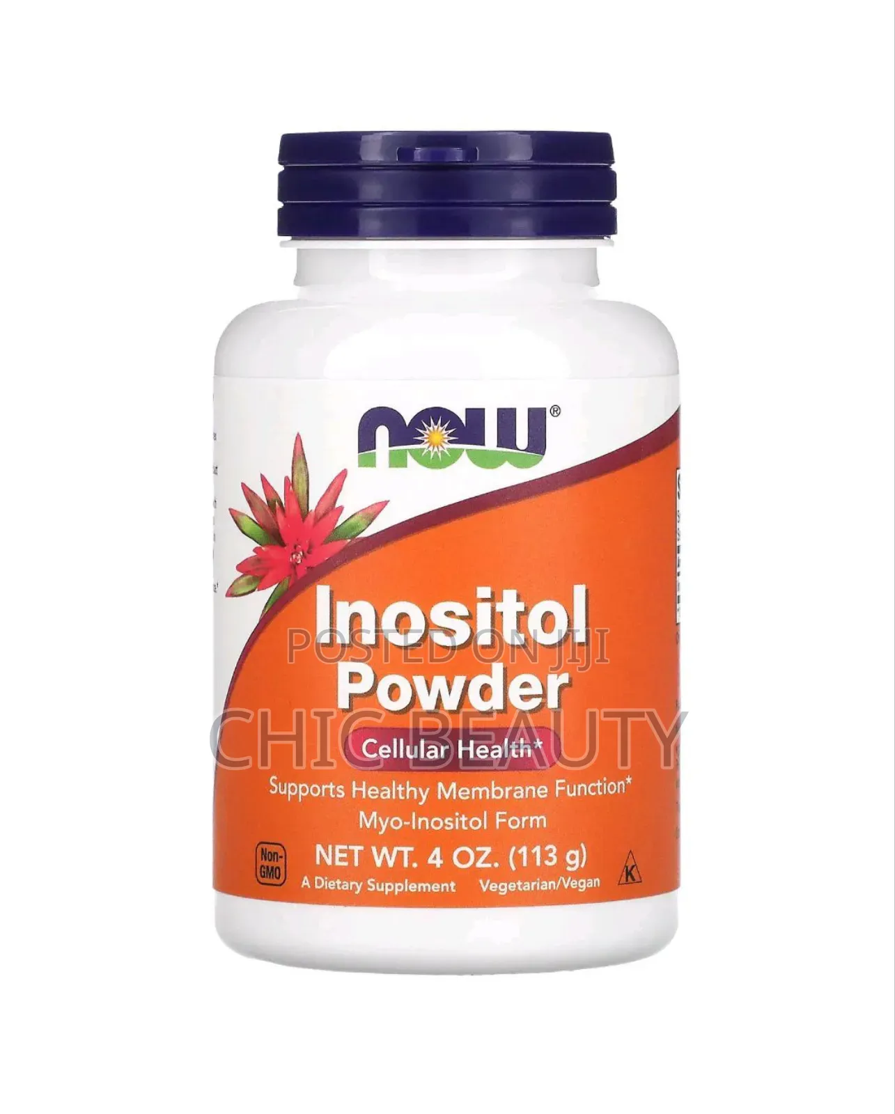 Now Inositol Myo-Inositol Powder, Cellular Health 113g