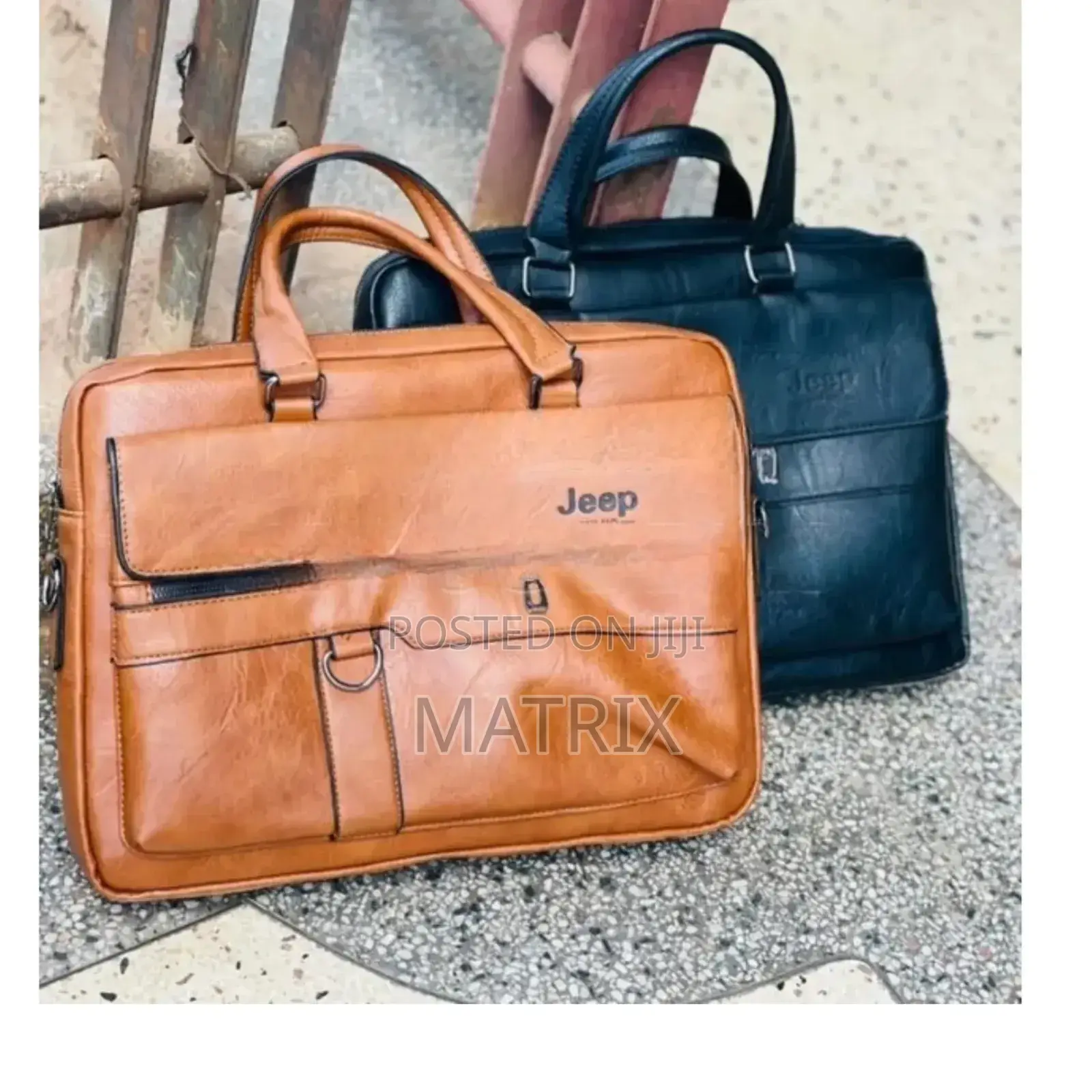 High Capacity Custom Leather Laptop Bag Briefcase