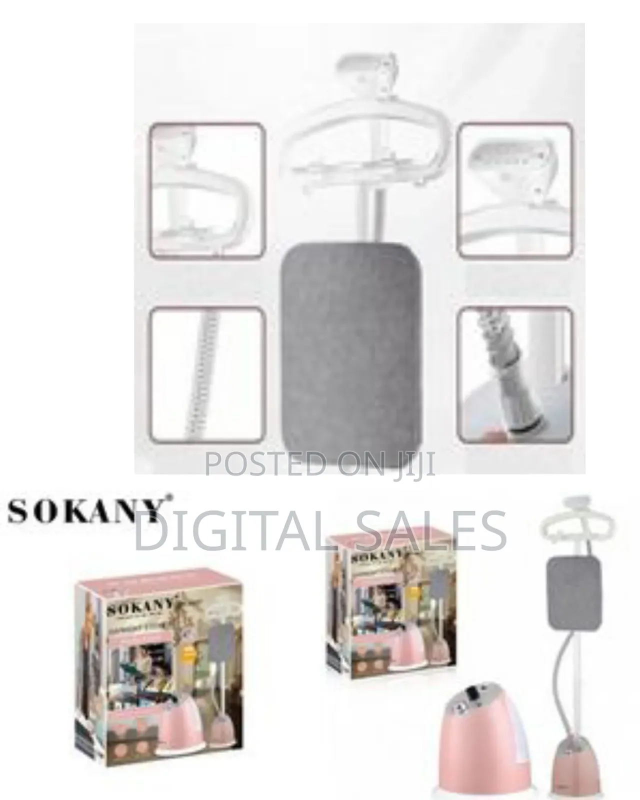 Sokany Vertical Garment Steamer Water Capacity 2.2l Electric Pump