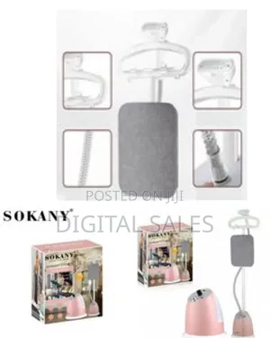Sokany Vertical Garment Steamer Water Capacity 2.2l Electric Pump