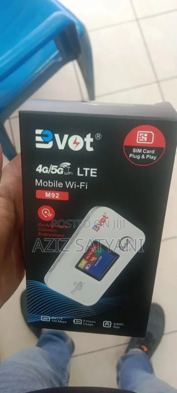 Uvrsal M88-80 Wifi Pket Ruter Support All Sim 2g, 3g, 4g, 5g