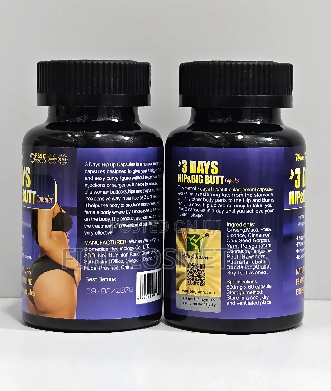 Wholesale Only 3days Hips and Big Butt Booster Curve Enhancement Pills