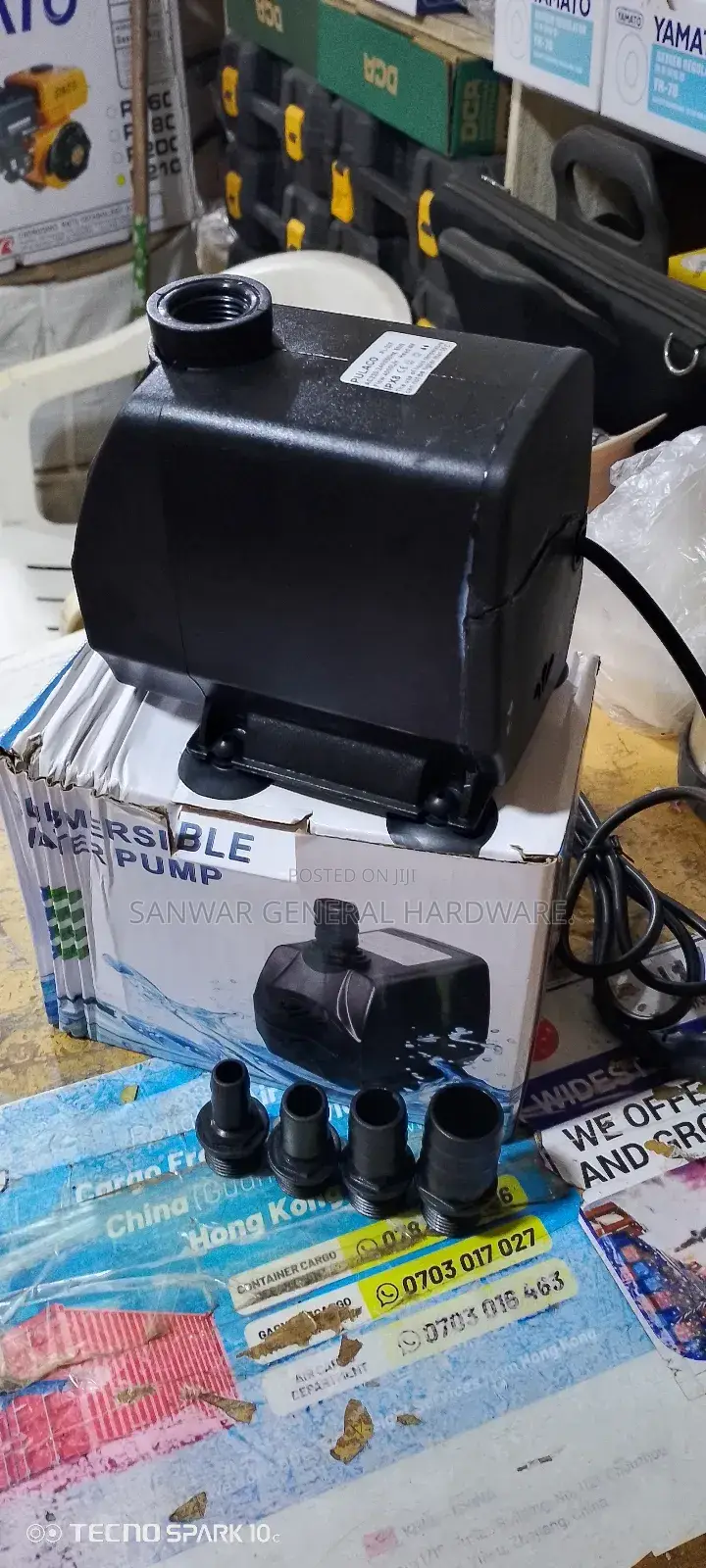 4m,Aquarium/Fountain Submersible Water Pumps(4000l/H)
