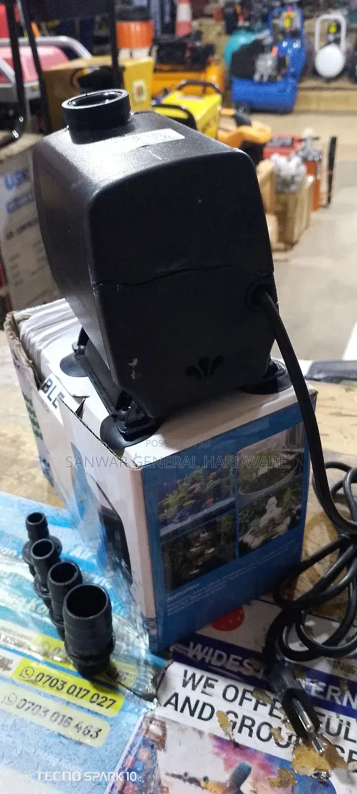 4m,Aquarium/Fountain Submersible Water Pumps(4000l/H)