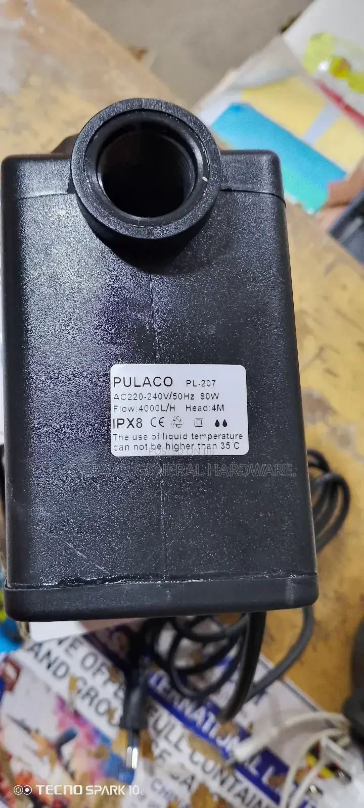 4m,Aquarium/Fountain Submersible Water Pumps(4000l/H)