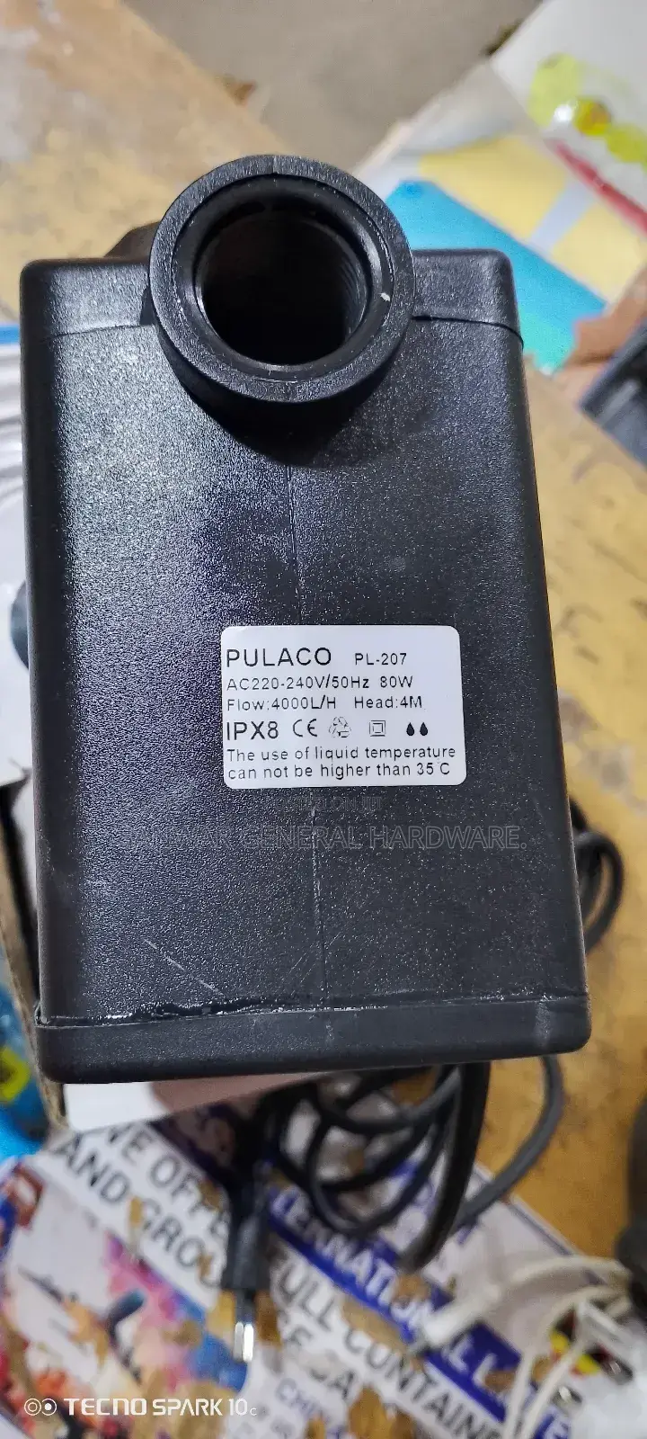4m,Aquarium/Fountain Submersible Water Pumps(4000l/H)