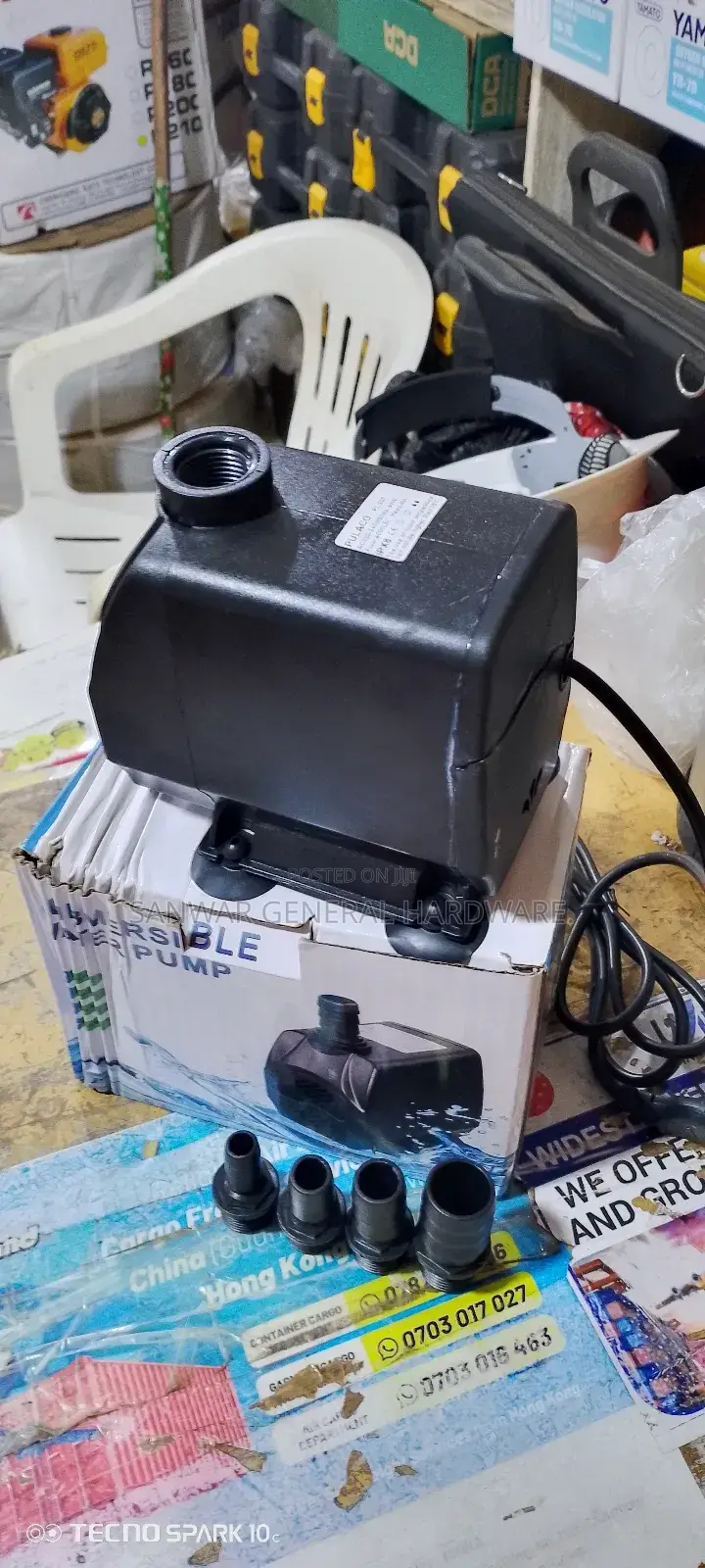 4m,Aquarium/Fountain Submersible Water Pumps(4000l/H)