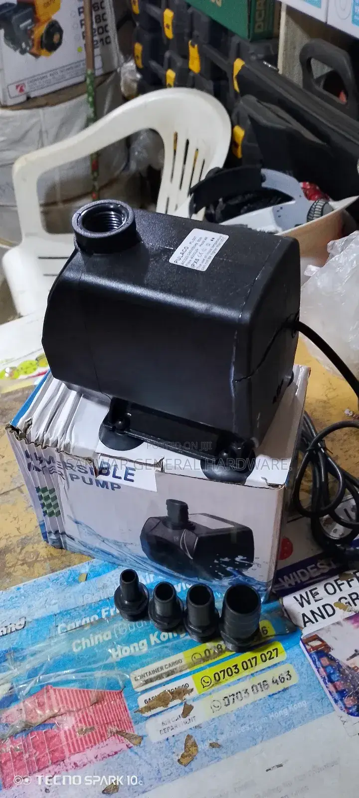4m,Aquarium/Fountain Submersible Water Pumps(4000l/H)