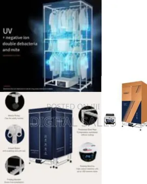 Heated Portable Electric Clothes Dryer Machine Double Layer Stackable