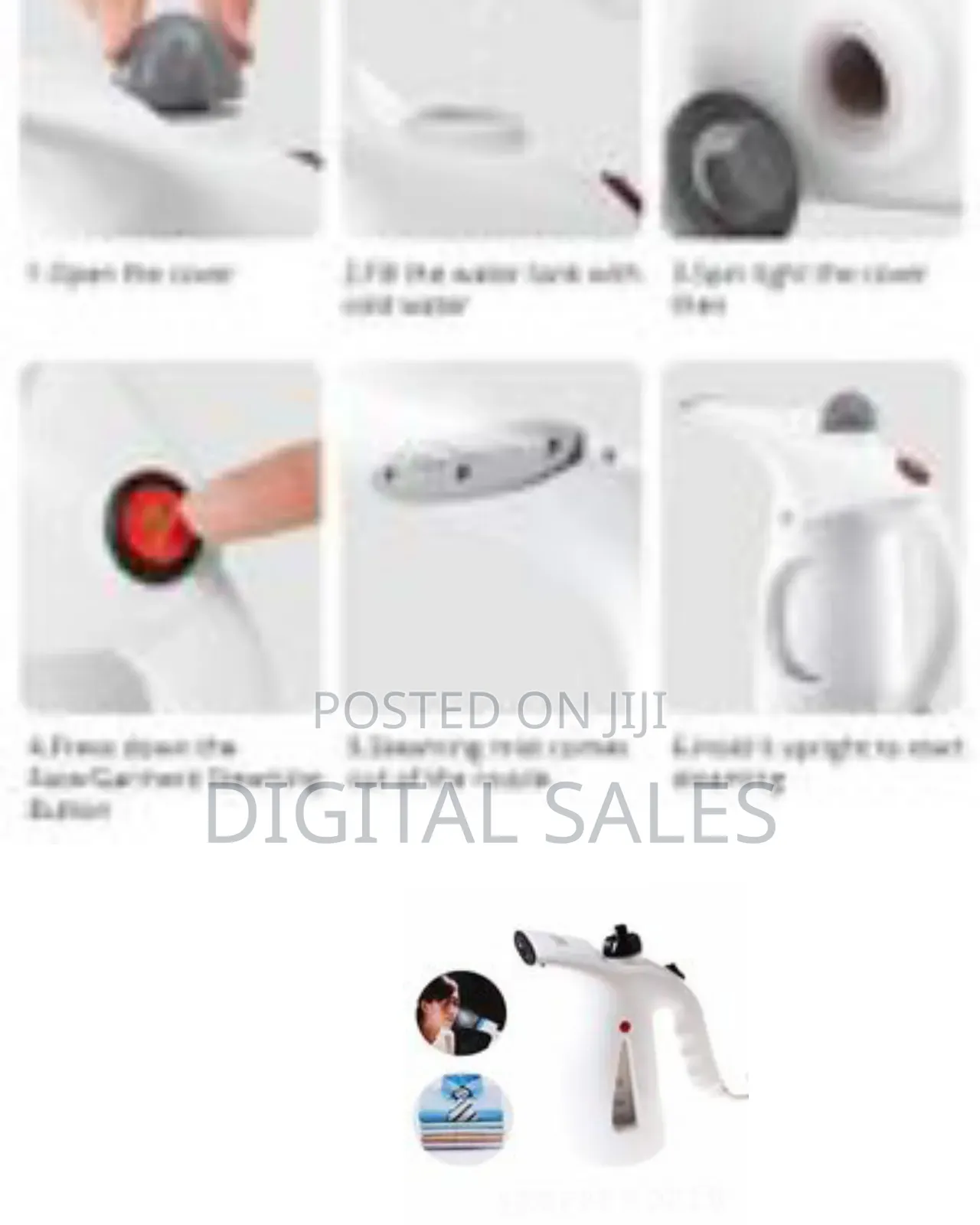 Facial Steamer Handheld Garment Steamer for Clothes Portable Family Fa