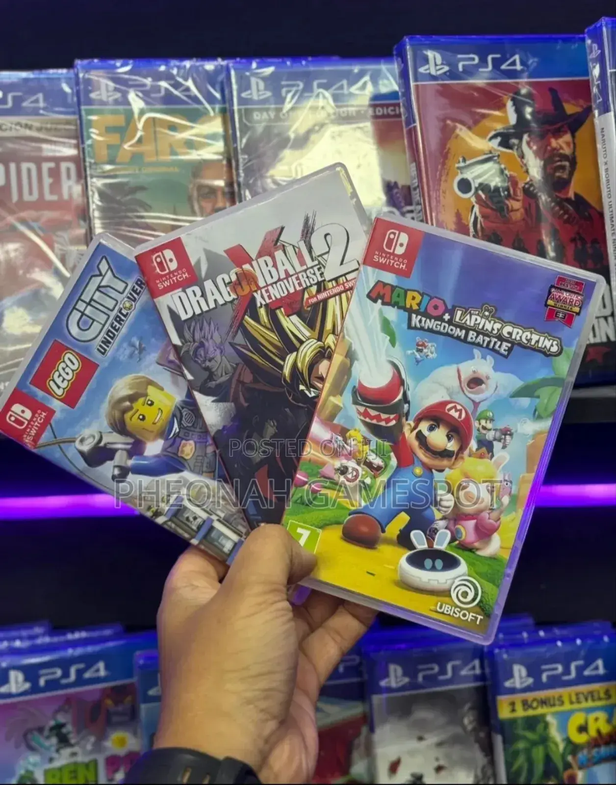 City Undercover, Dragon Ball Xenoverse 2, Mario Kingdom Battle Switch
