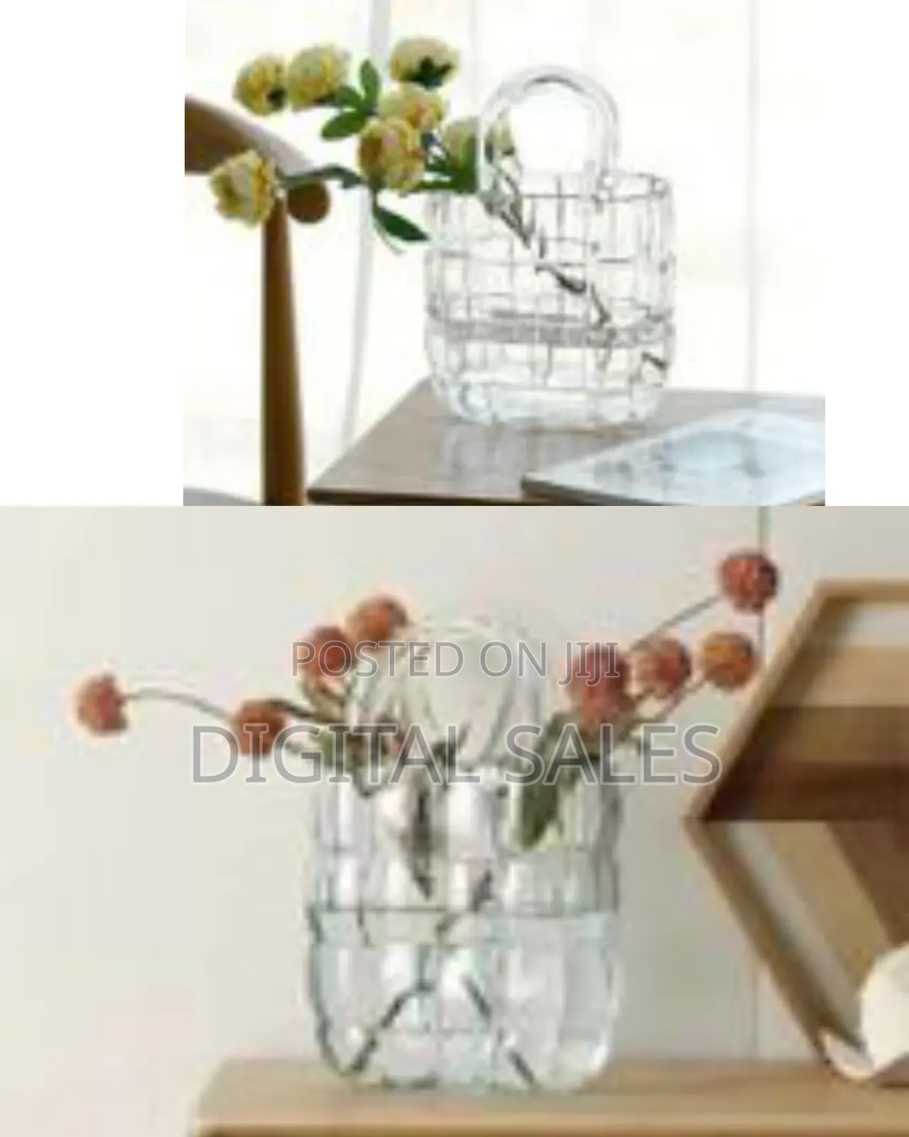 Vase Handbag Unique Glass Bag Vase