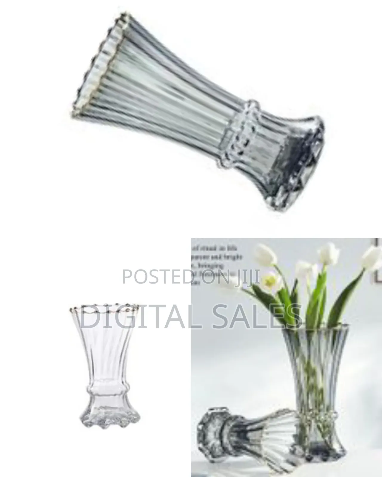 Glass Vase Hydroponic Flowers Decorative Vase