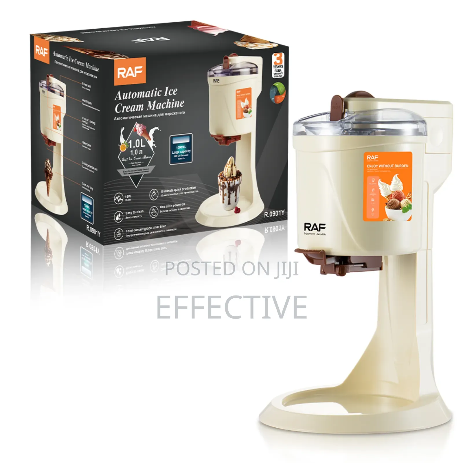 Raf Automatic Ice Cream Machine
