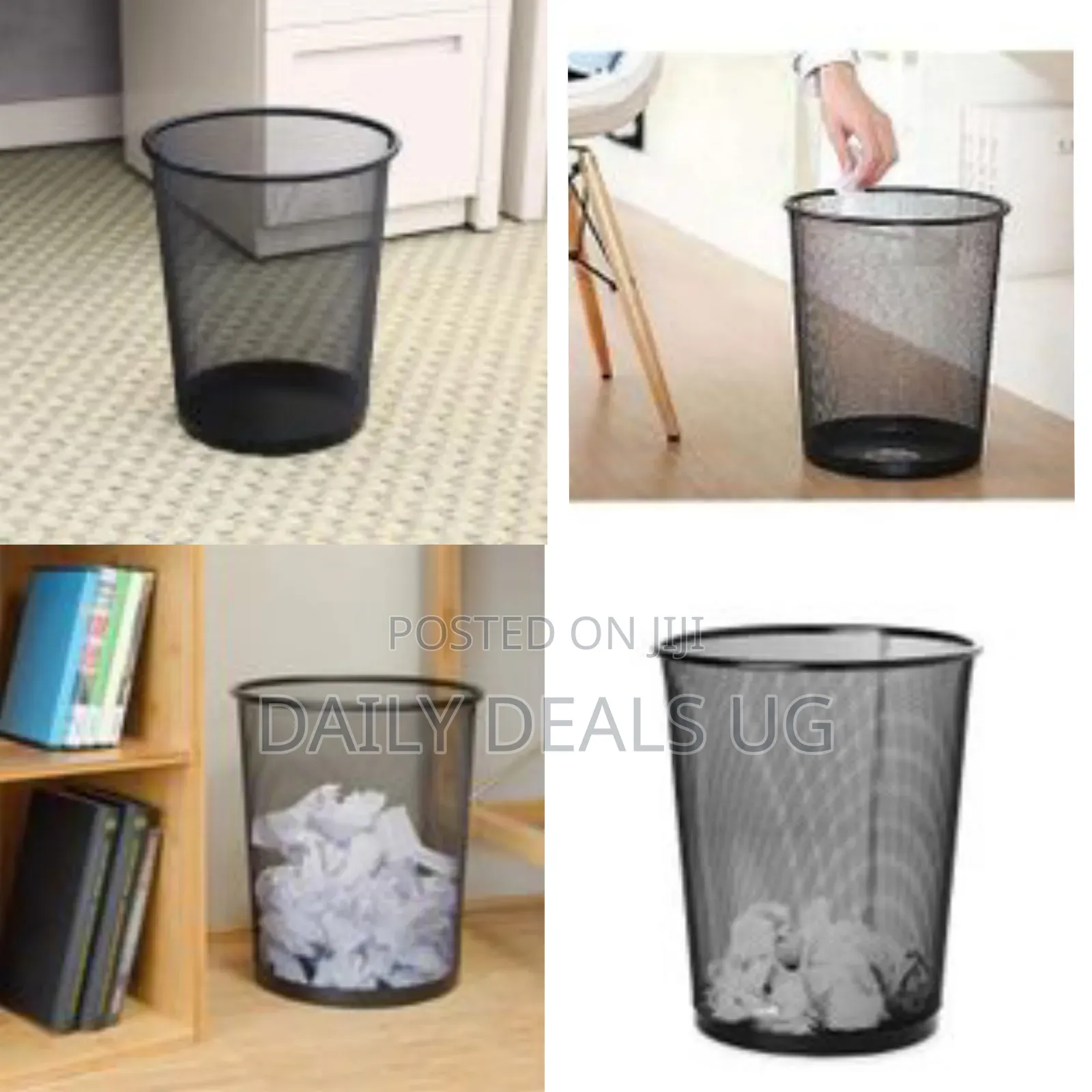 23.5cm*26.5cm Metal Mesh Trash Garbage Basket