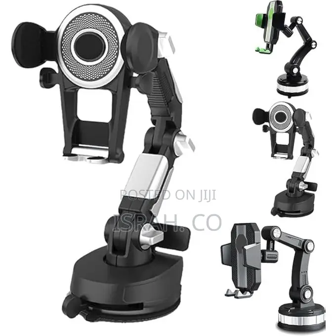 Suction Cup Cell Phone Holder Stand for Car -3in1