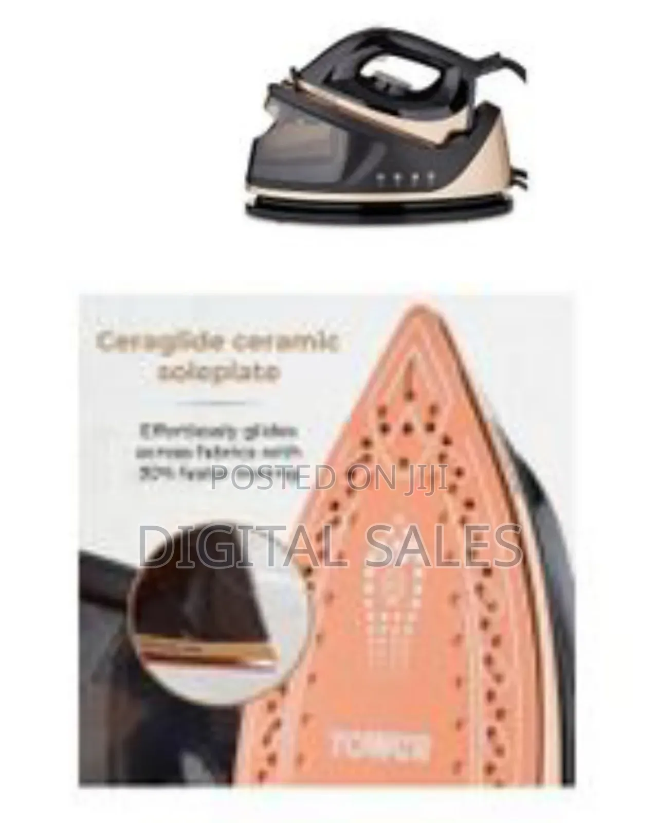 Boma 1.5l Ceraglide Steam Station Vertical Steam Generator Iron