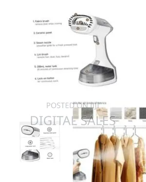 Dessini Electric Ceramic Soleplate Portable Sprayer Steam Clothes Brus