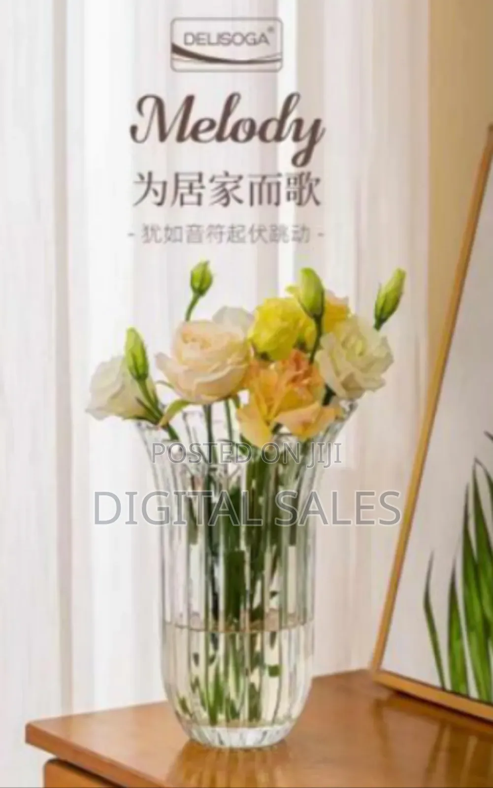 Thickened Crystalflower Glass Vase for Decor Home Handmade Modern