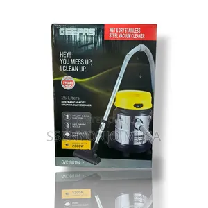 Geepas Wet Dry Vacuum Cleaner Gvc19011n- Powerful Cleaning