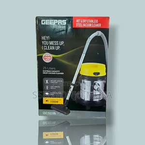 Geepas Wet Dry Vacuum Cleaner Gvc19011n- Powerful Cleaning