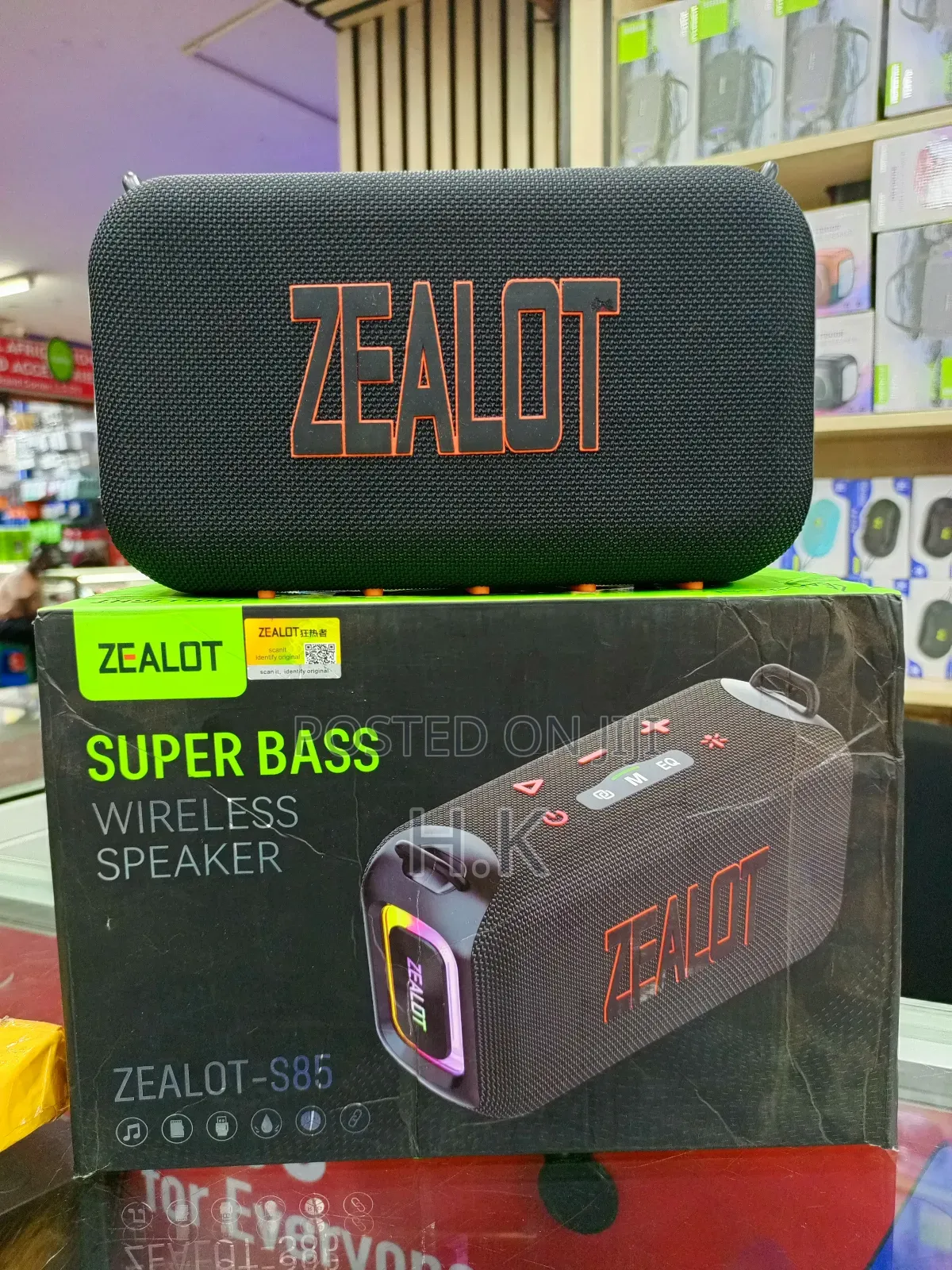 Zealot S85 50w Bluetooth Speakers, Outdoor Portable Subwoofer Speaker