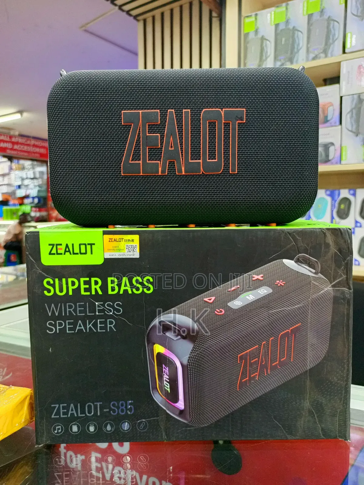Zealot S85 50w Bluetooth Speakers, Outdoor Portable Subwoofer Speaker