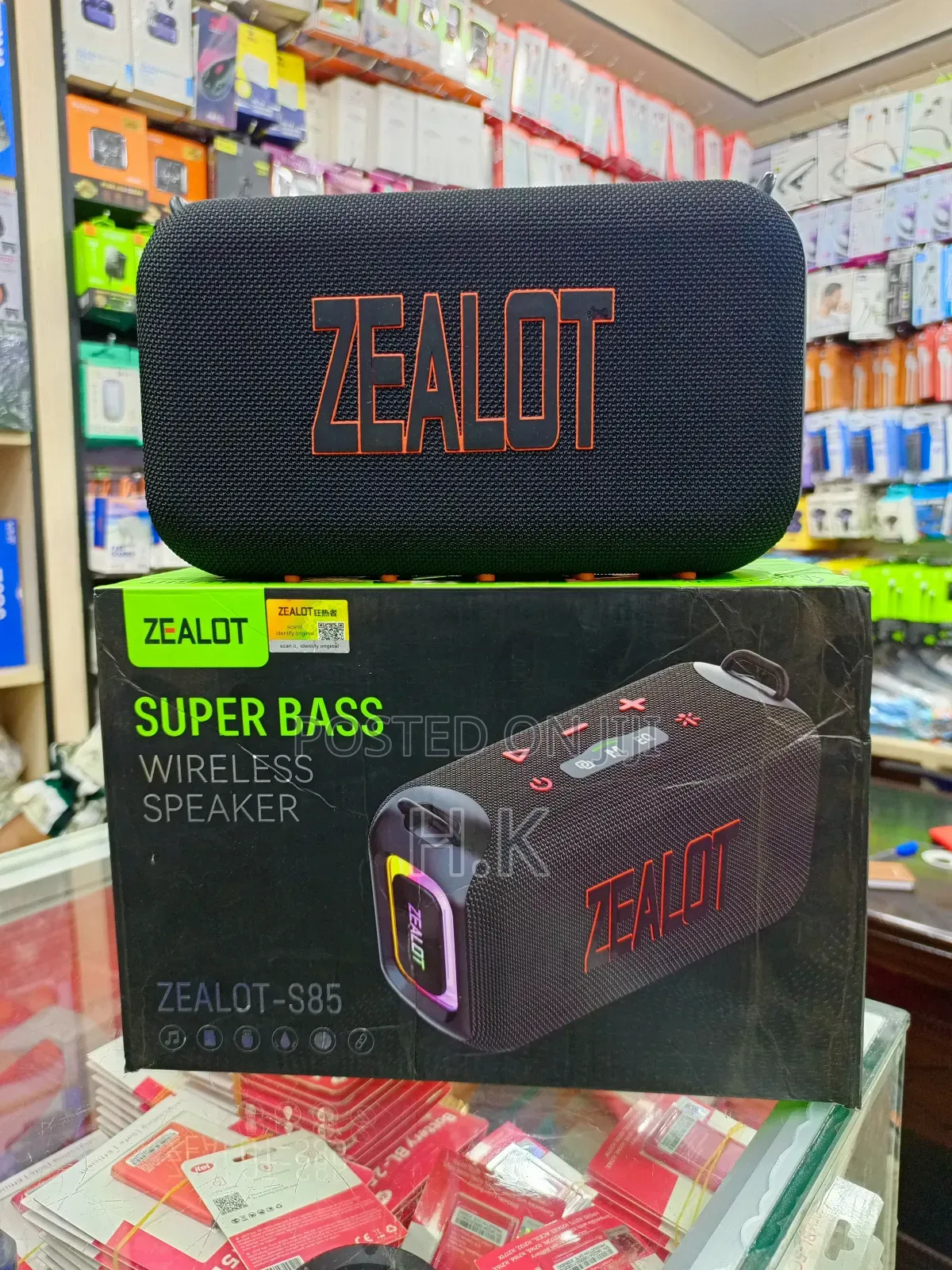 Zealot S85 50w Bluetooth Speakers, Outdoor Portable Subwoofer Speaker