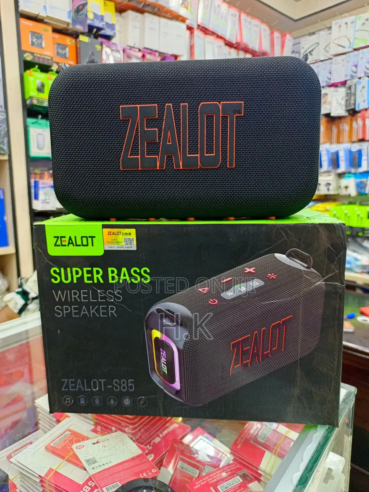 Zealot S85 50w Bluetooth Speakers, Outdoor Portable Subwoofer Speaker