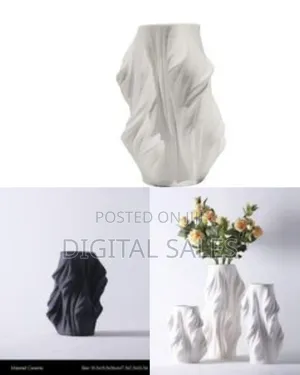 3d Printing Creative Ceramic Vases, Modern Minimalist Shaped Vases