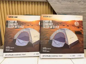 Green Lion Gt3 Plus Camping Tent / 3 Person Capacity / Pop-up Design