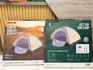 Green Lion Gt3 Plus Camping Tent / 3 Person Capacity / Pop-up Design