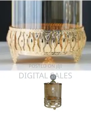 23*17cm Fityle Glass Candy Jar With Lid Sugar Bowl Holder Decoration