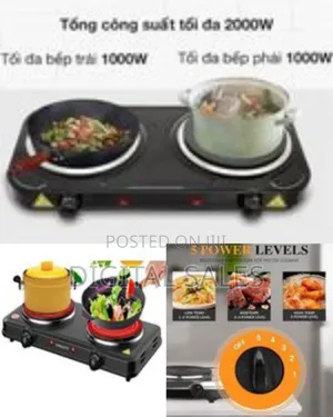 Sokany Eye Flat Dual Electric Stove High Fire Power 5 Gear