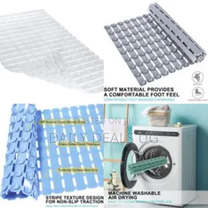 Non Slip Floor Bath Mat Bathtub Shower Mat, Machine Washable Bathtub