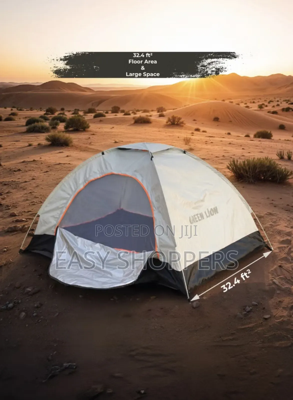 Green Lion Gt3-Plus Camping Tent 3 Person Original Tent
