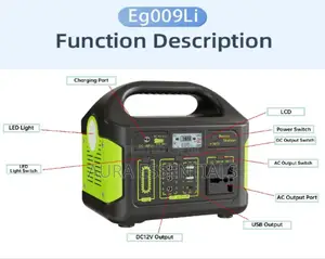 Eg010li-500w Portable Power Station