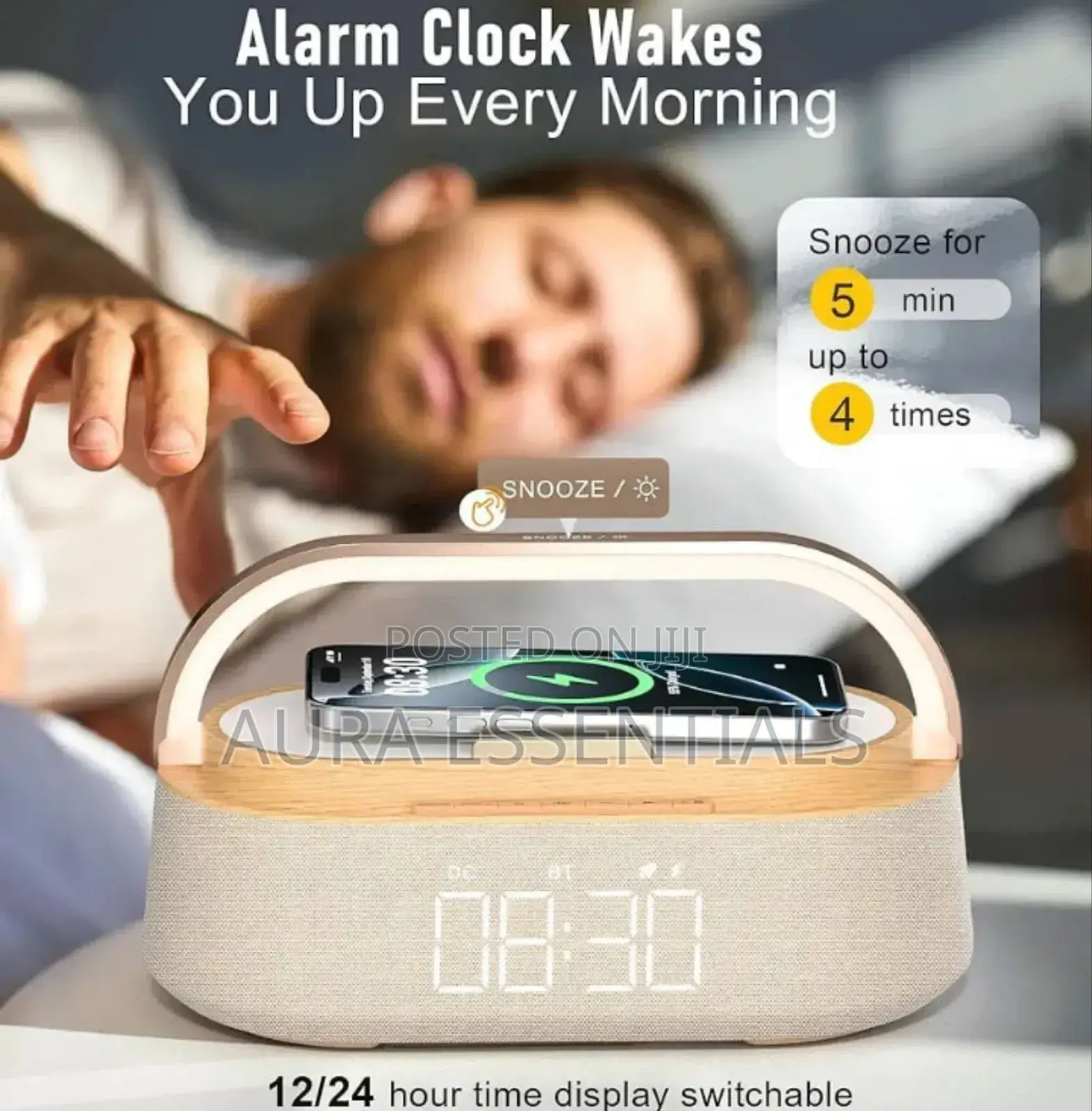 6in1 Multifunction Alarm Clock